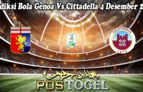 Prediksi Bola Genoa Vs Cittadella 4 Desember 2022
