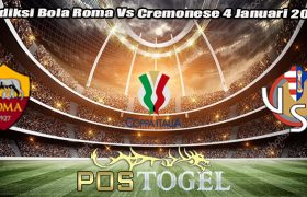 Prediksi Bola Roma Vs Cremonese 4 Januari 2024