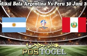 Prediksi Bola Argentina Vs Peru 30 Juni 2024